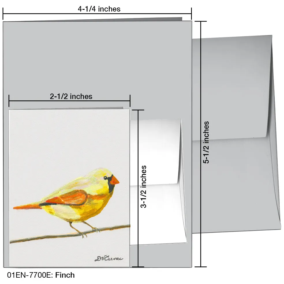 Finch, Greeting Card (7700E)