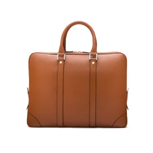 Gainsborough Leather 15" Laptop Bag - Tan