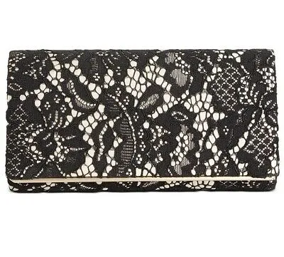 Giani Bernini Lace Clutch - Black