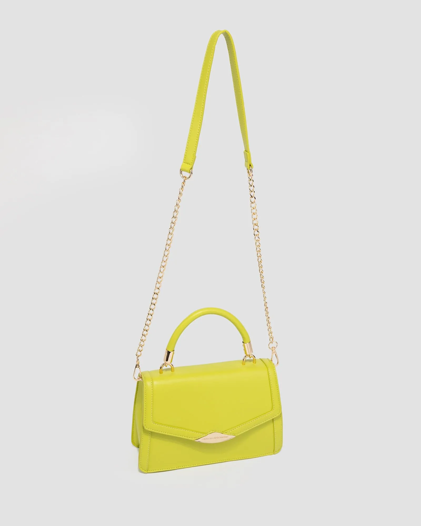 Green Monique Top Handle Mini Bag