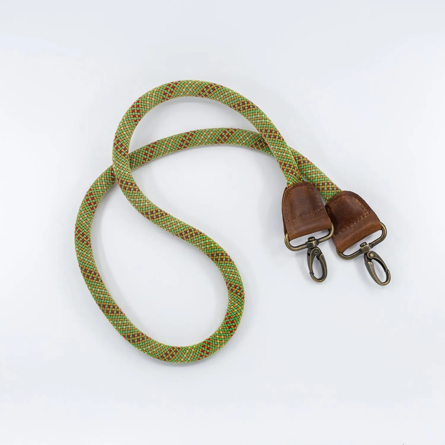 Green/Orange/Yellow Detachable Rope Strap (Brass)