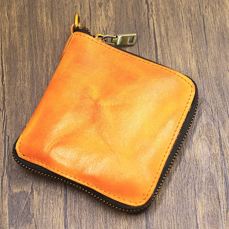 Handmade Leather Retro Small Wallets