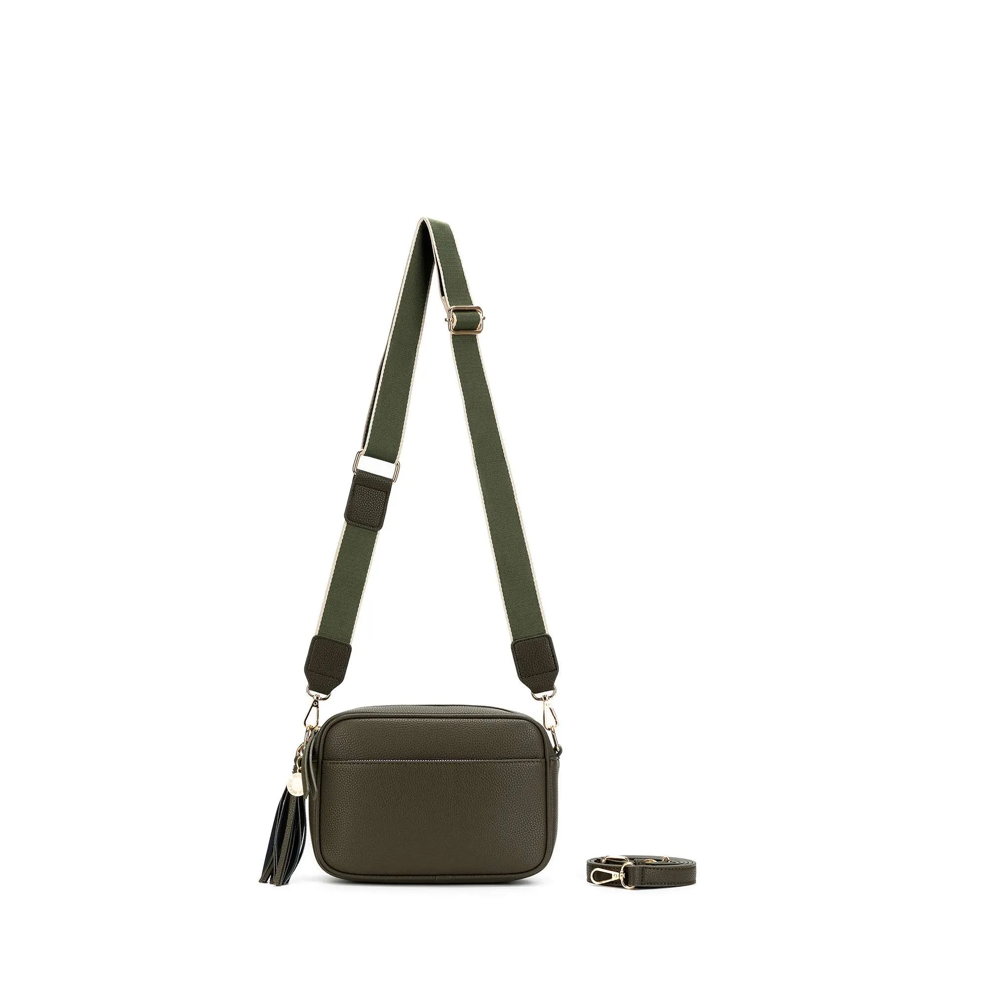 Indie Dark Olive Crossbody Bag