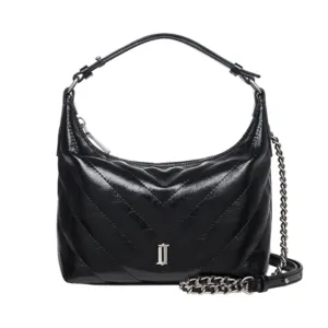 J.ESTINA ILLY SM Hobo Tote Shoulder Cross Bag Black / from Seoul, Korea