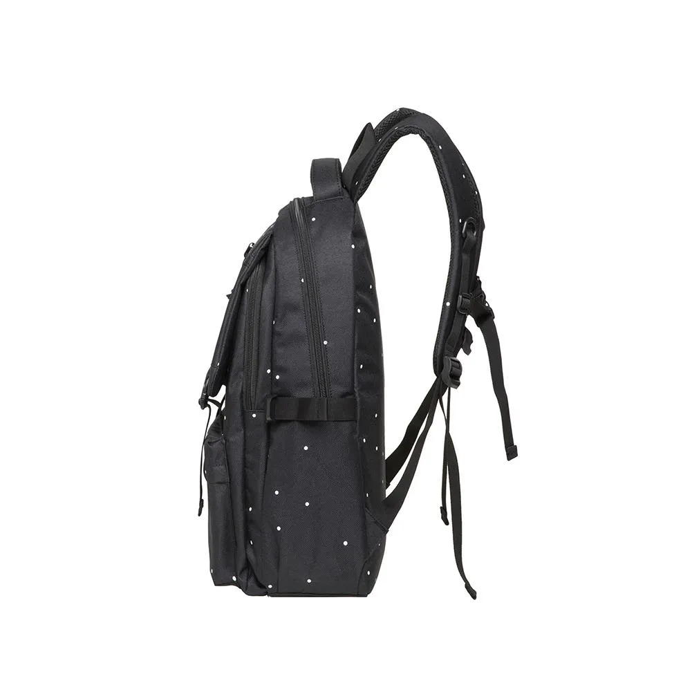 KAUKKO Backpack for School,  KS23 ( Black-2 / 18.4L )