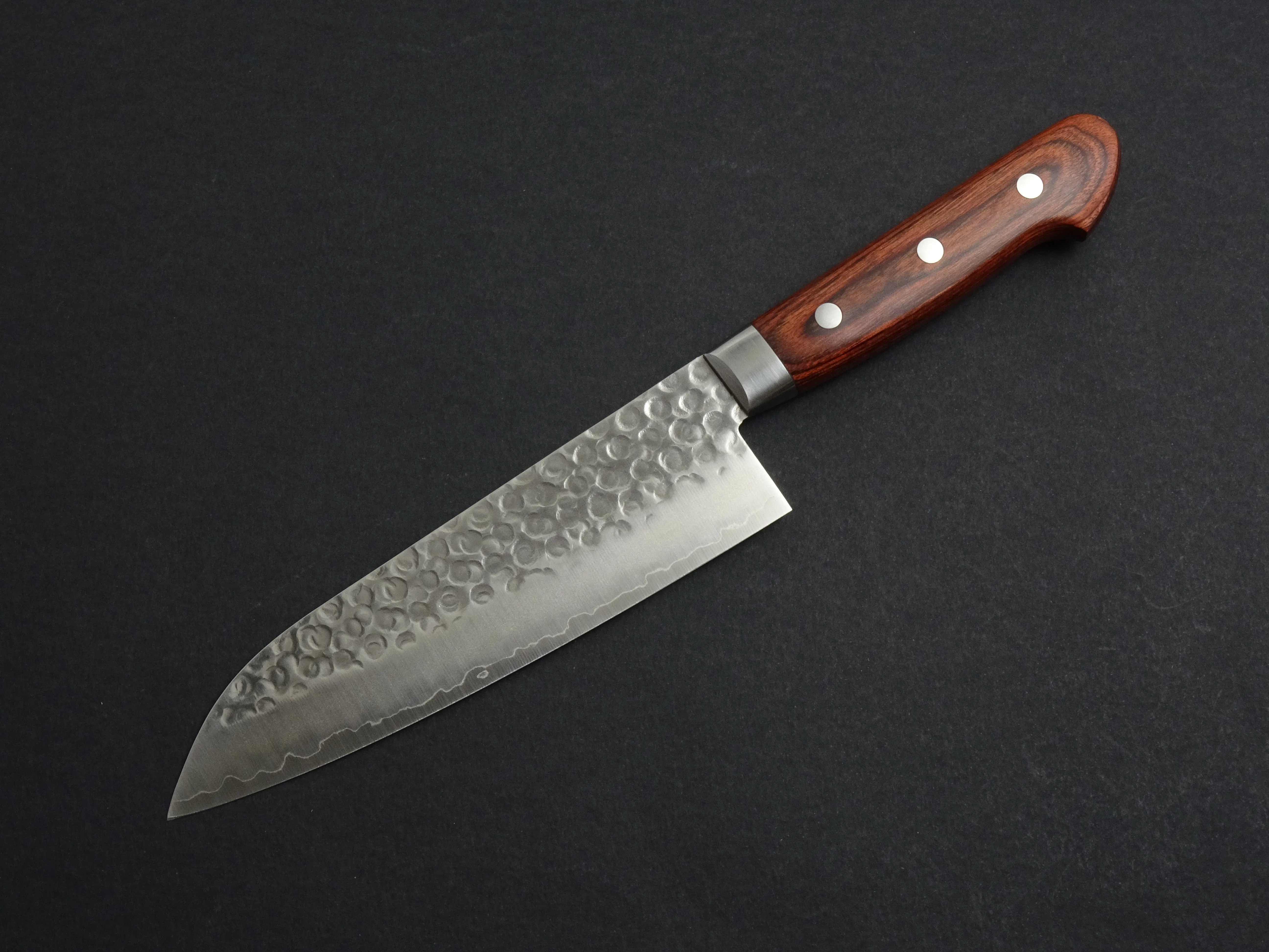 KICHIJI SW HAMMERED SANTOKU 170MM