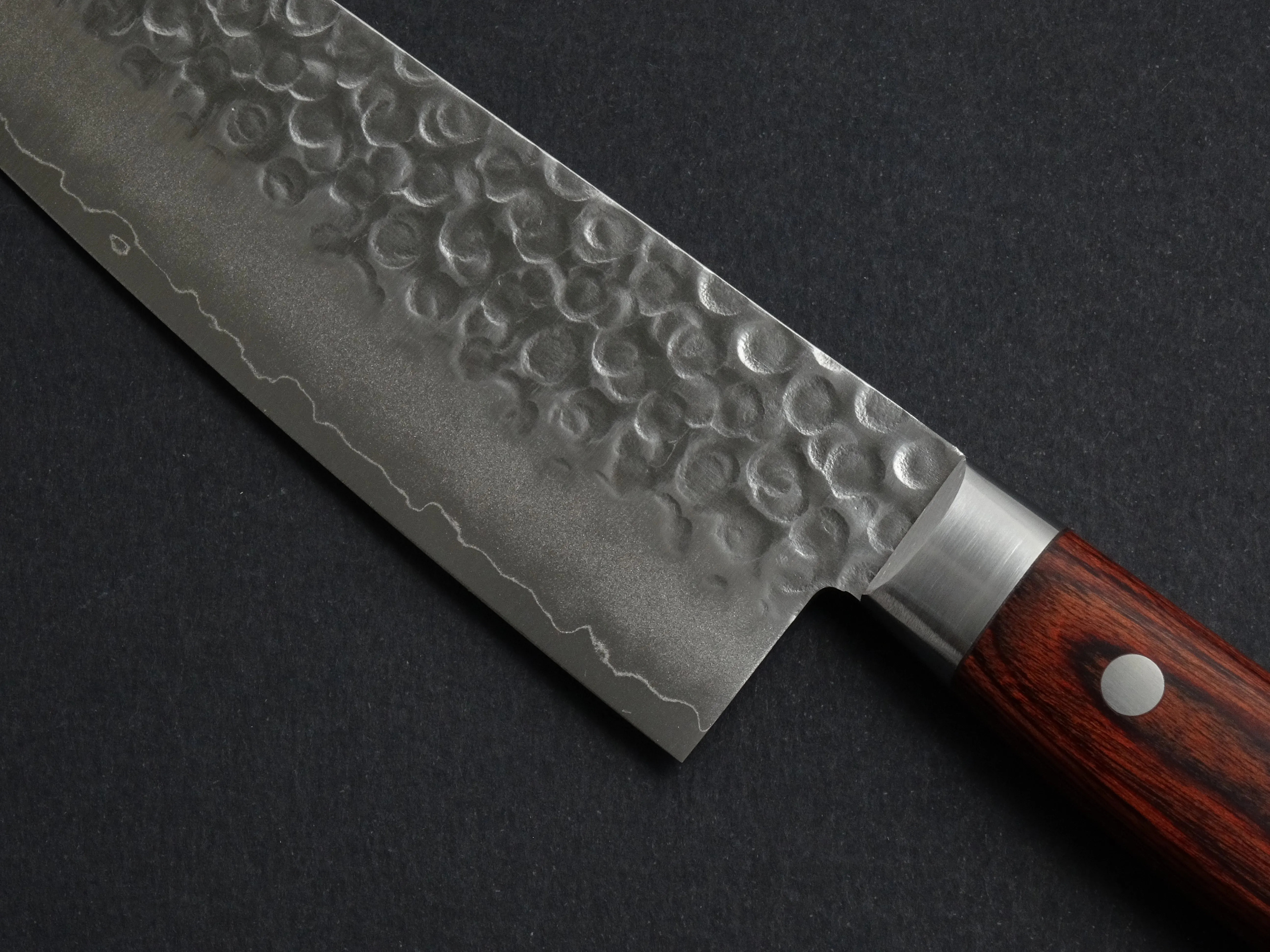 KICHIJI SW HAMMERED SANTOKU 170MM