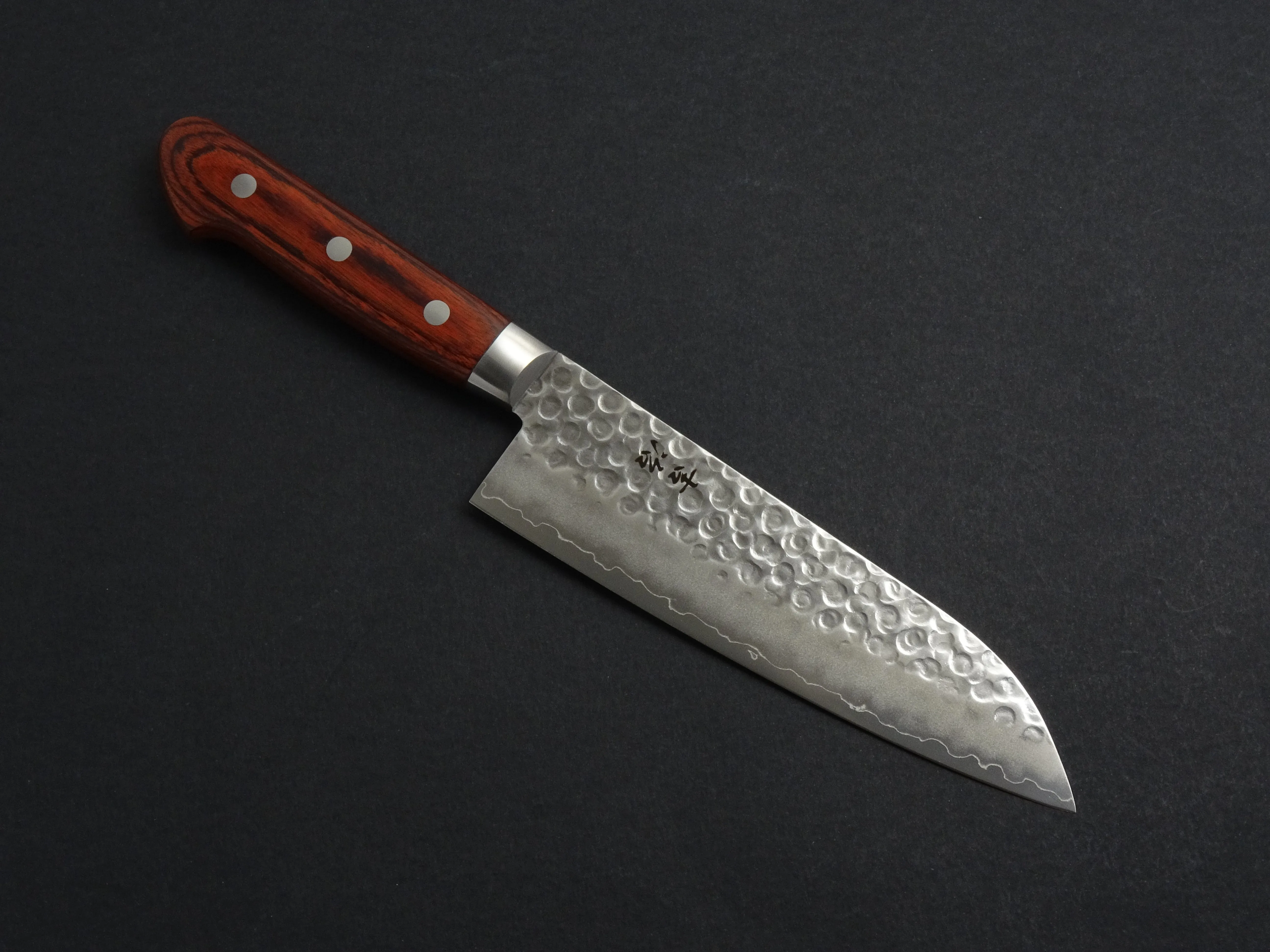 KICHIJI SW HAMMERED SANTOKU 170MM