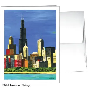 Lakefront, Chicago, Greeting Card (7379J)