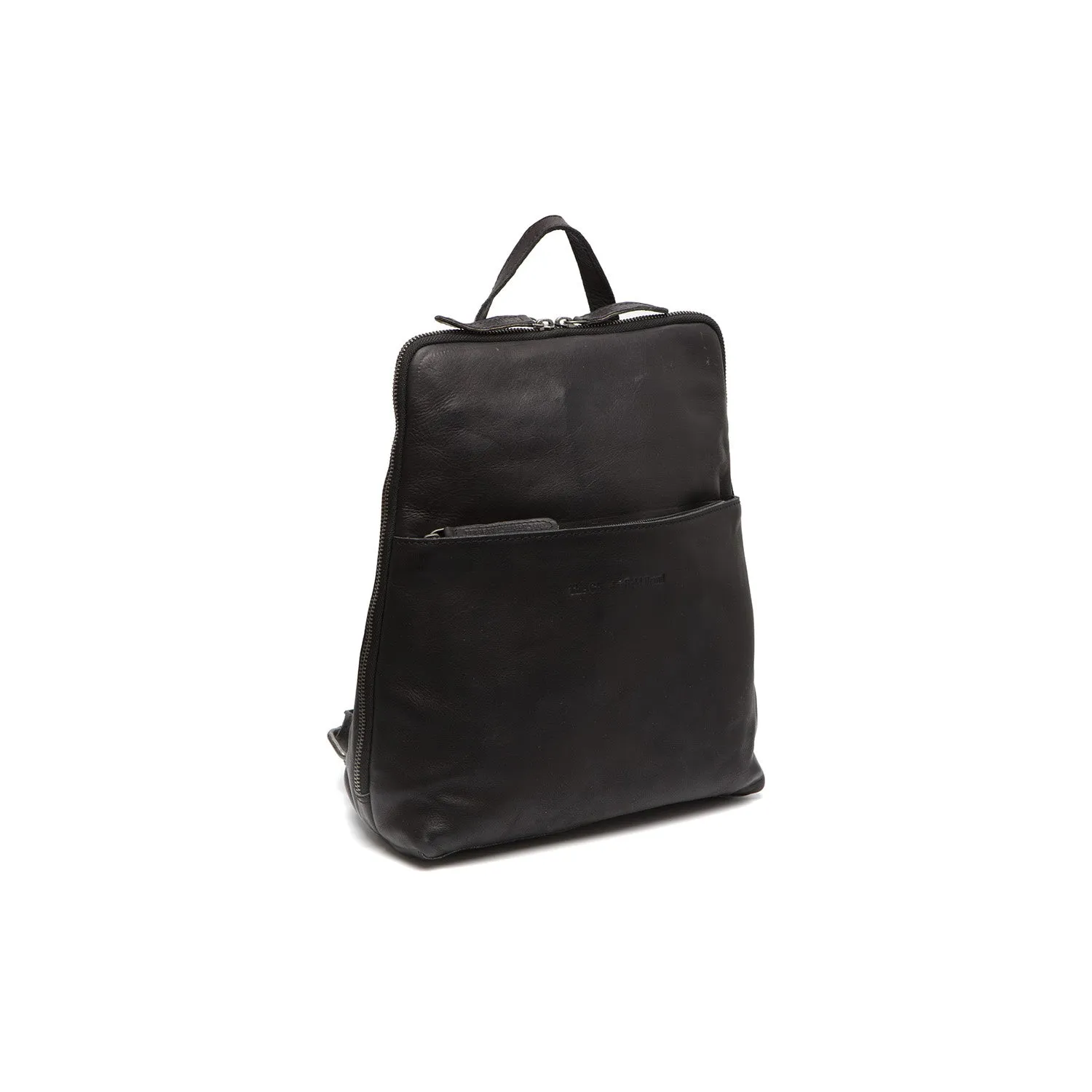 Leather Backpack Black Bern