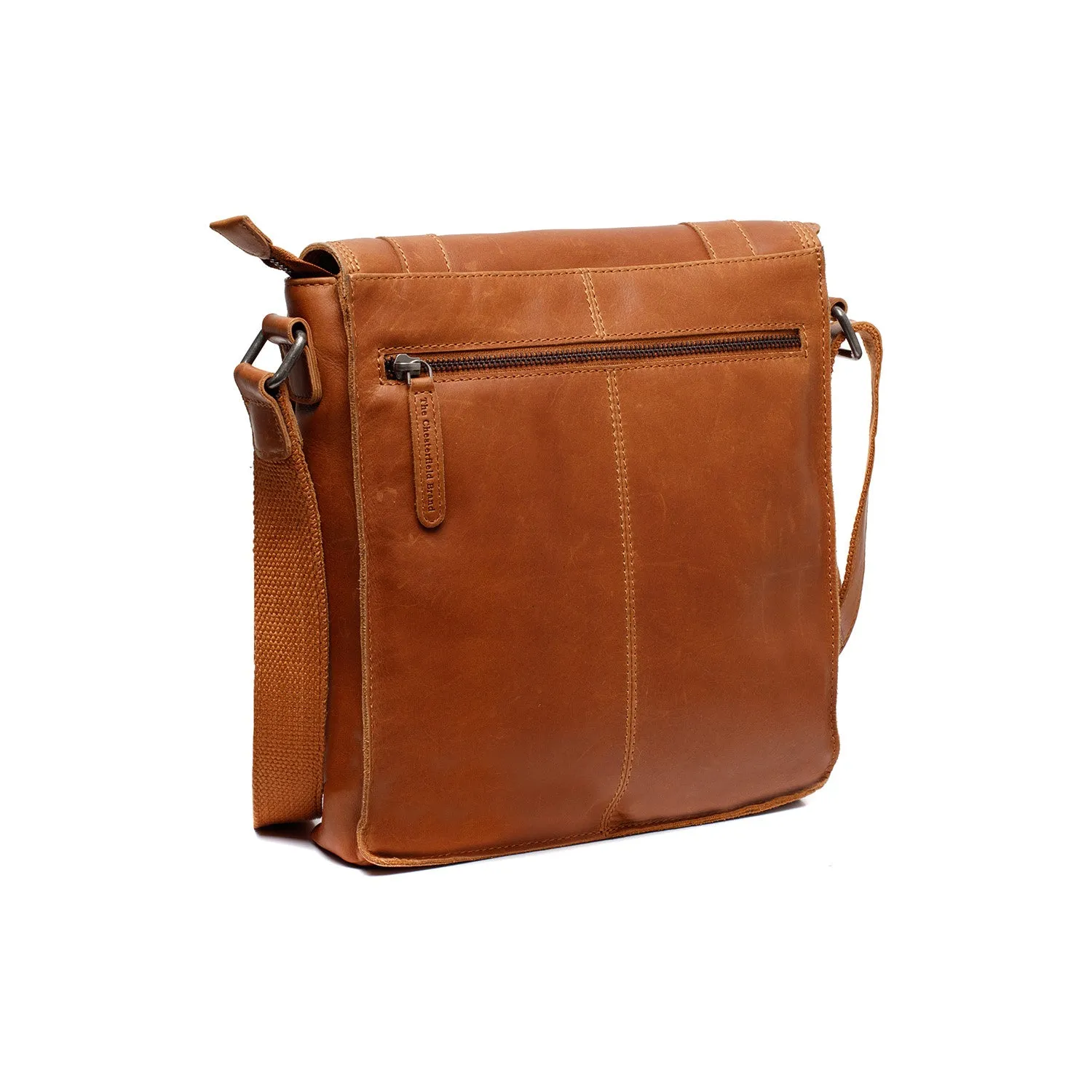 Leather Shoulder Bag Cognac Adelanto