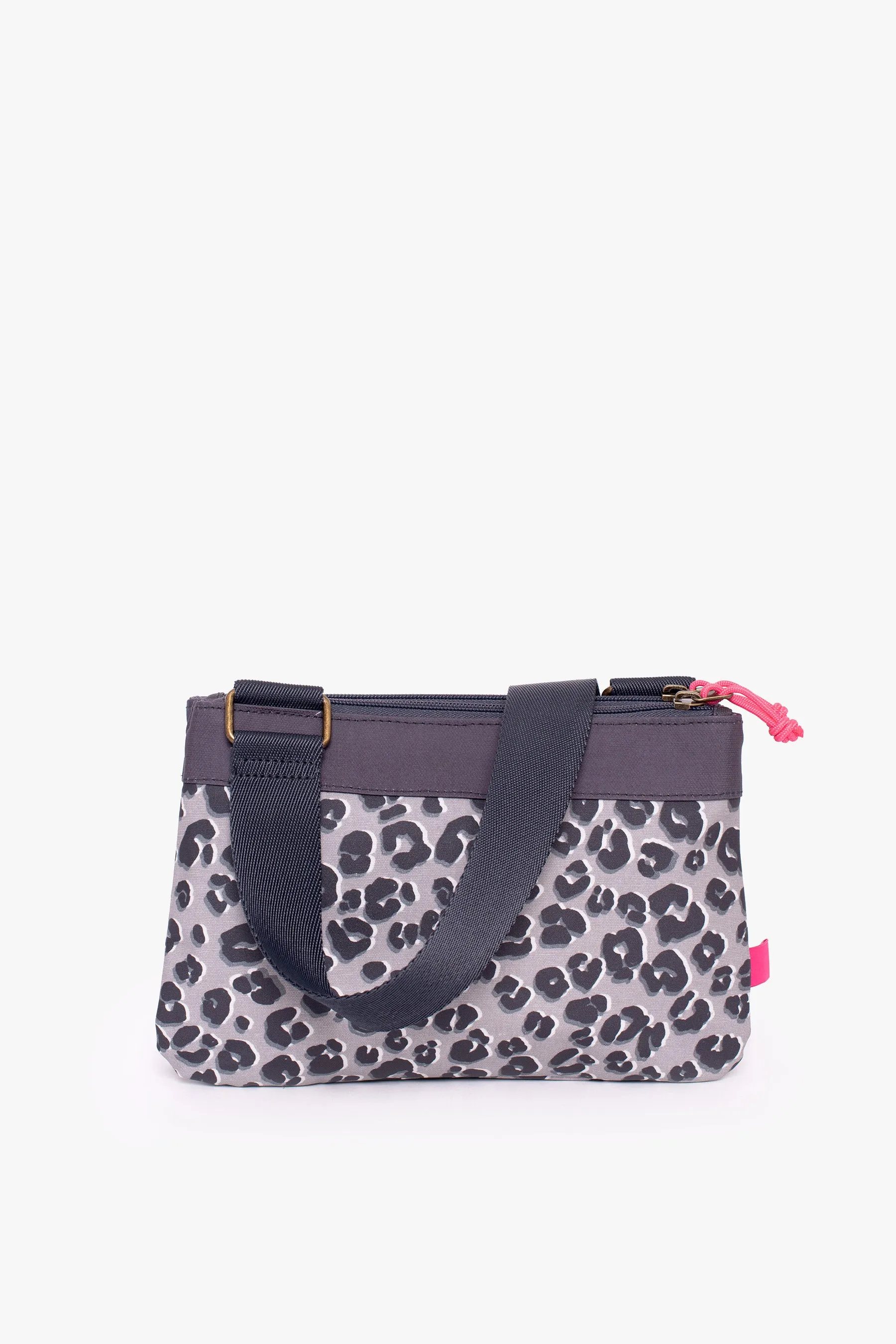 Leopard Spot Double Compartment Crossbody