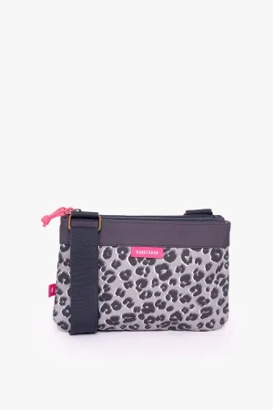 Leopard Spot Double Compartment Crossbody