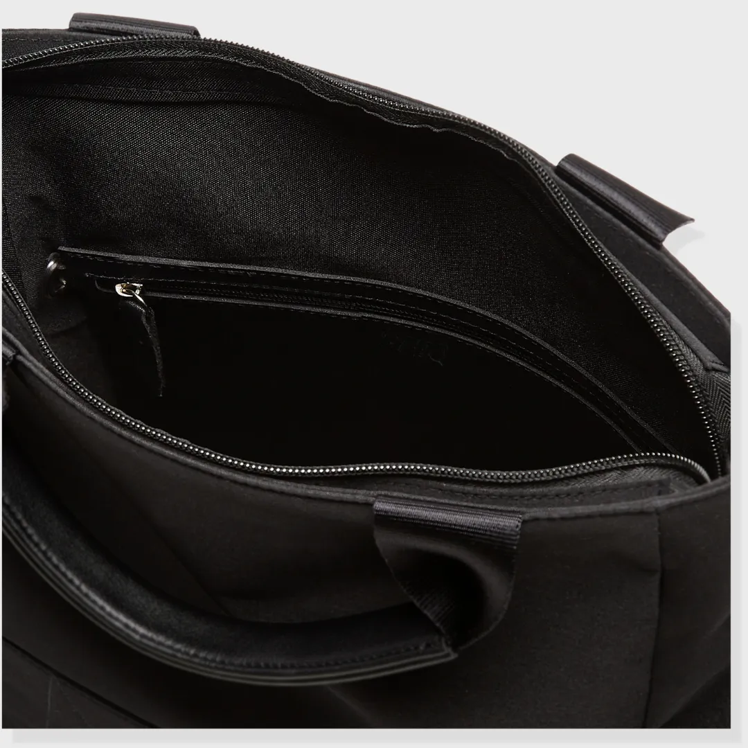 LONDON NYLON LAPTOP BAG BLACK