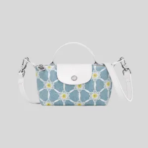 LONGCHAMP Le Pliage Collections Pouch Sky Blue 34205HEW