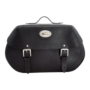 Longride Leather Saddlebags Black HCL145 - 38 Liters