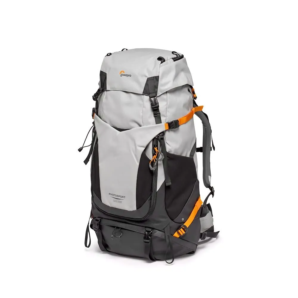 Lowepro PhotoSport PRO BP 55L AW III Backpack for Reflex and Mirrorless Cameras, Medium/Large, Dark/Light Gray