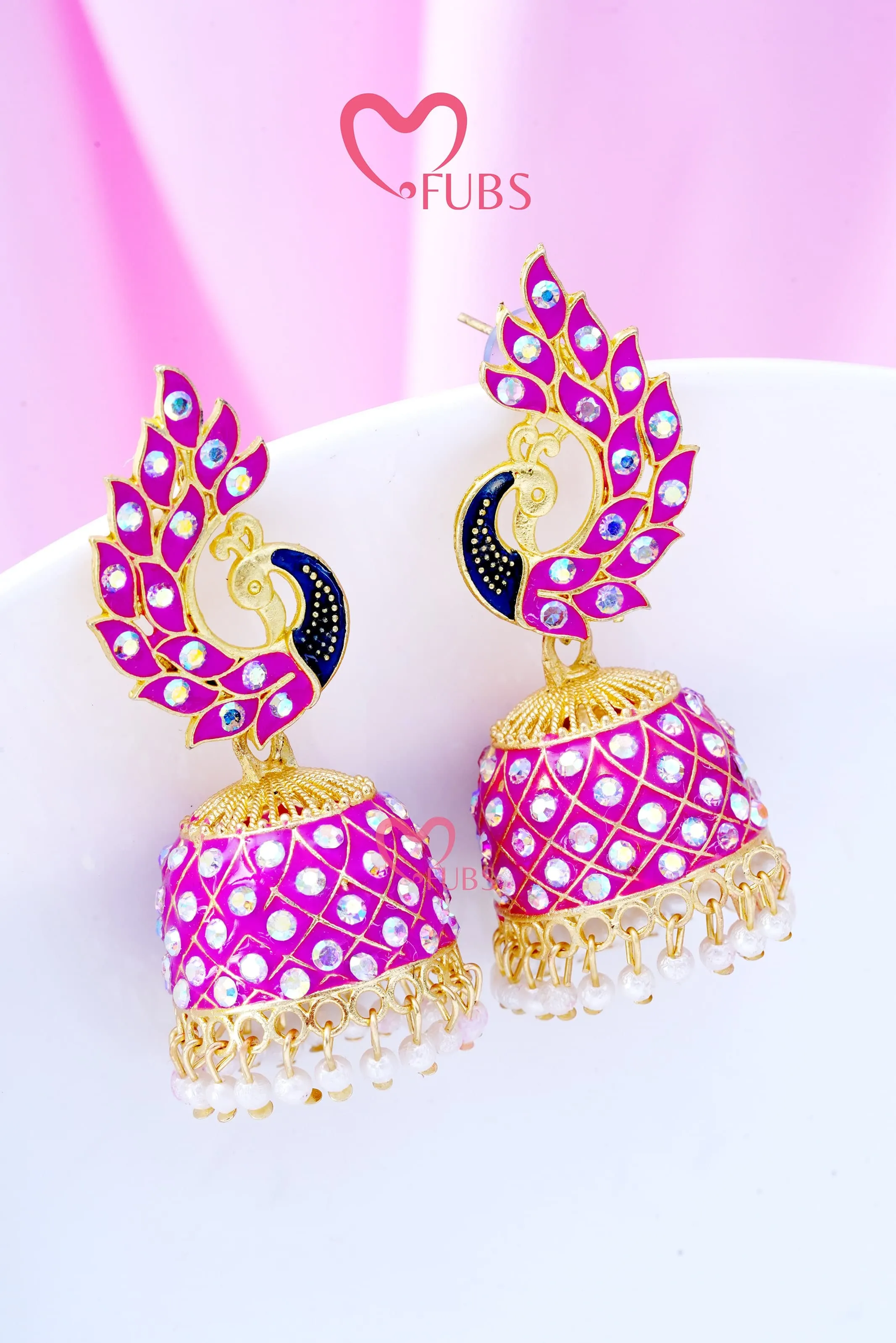 Majestic Peacock Finesse Jhumka