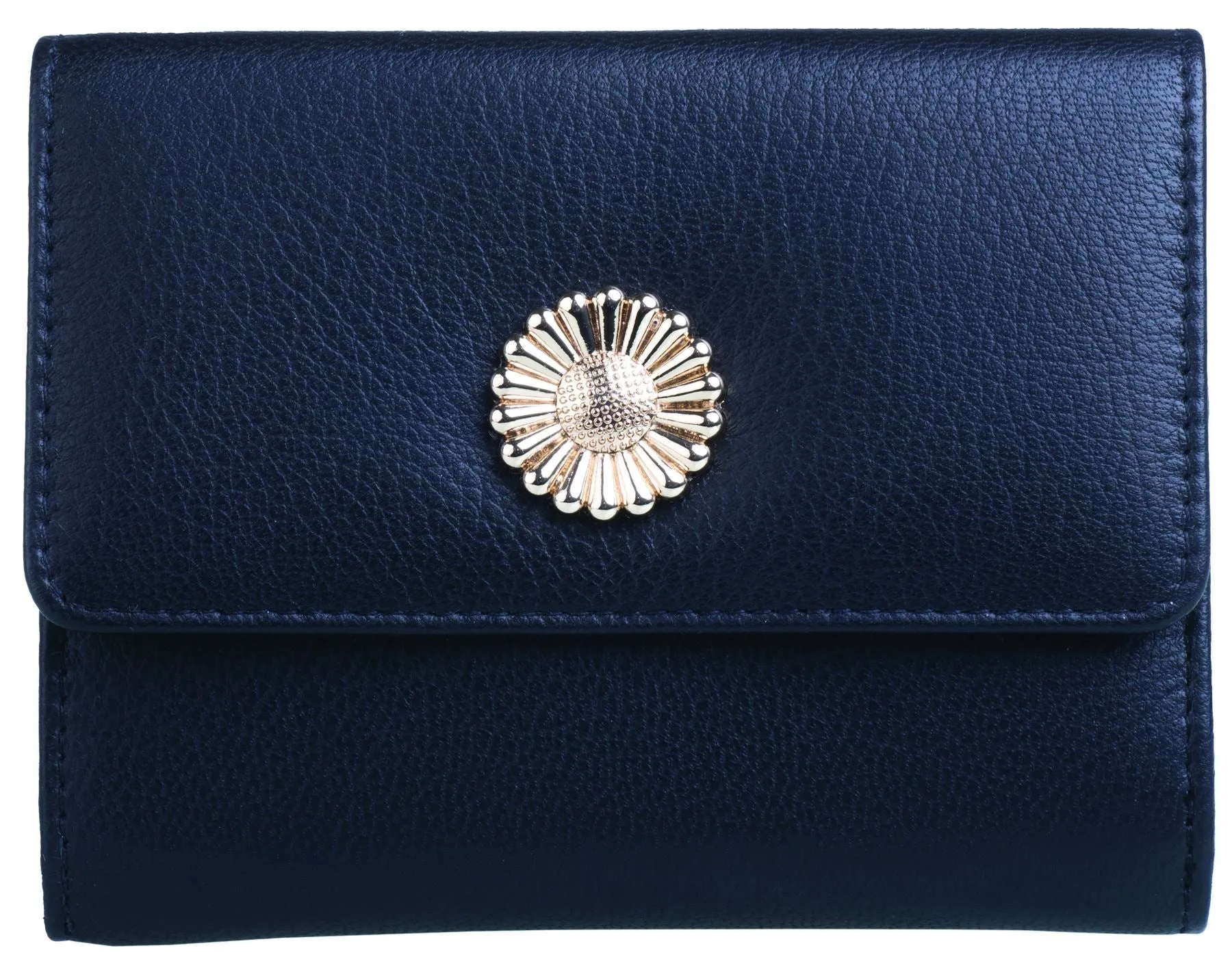 Mala Leather Daisy Collection Compact Leather Purse RFID Blocking 3560_58