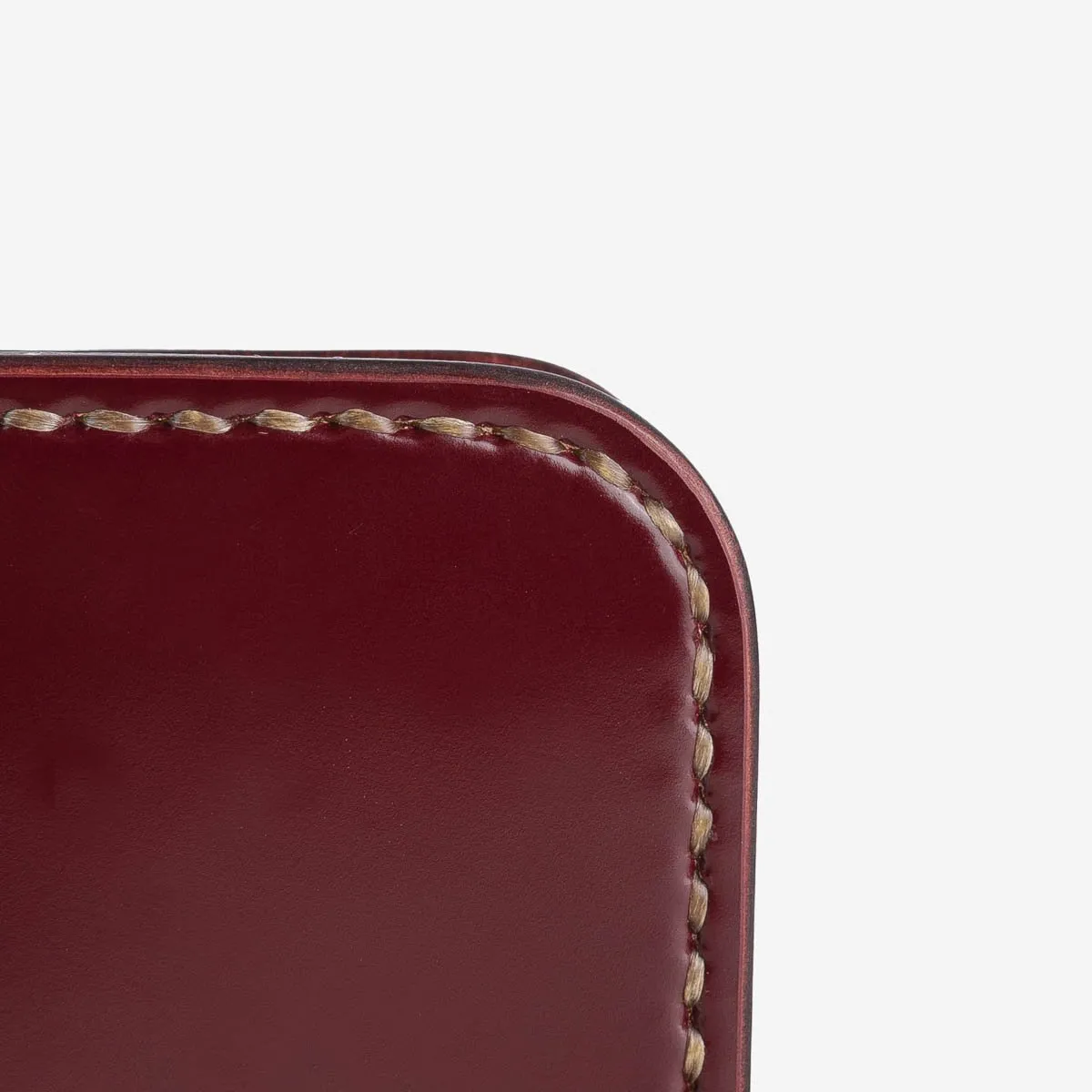 Medium Shell Cordovan Wallet - Ox Blood