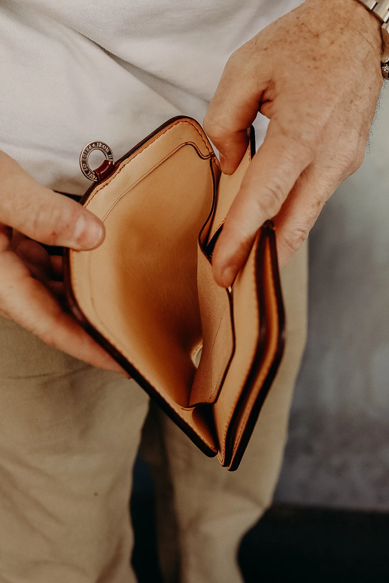 Medium Shell Cordovan Wallet - Ox Blood