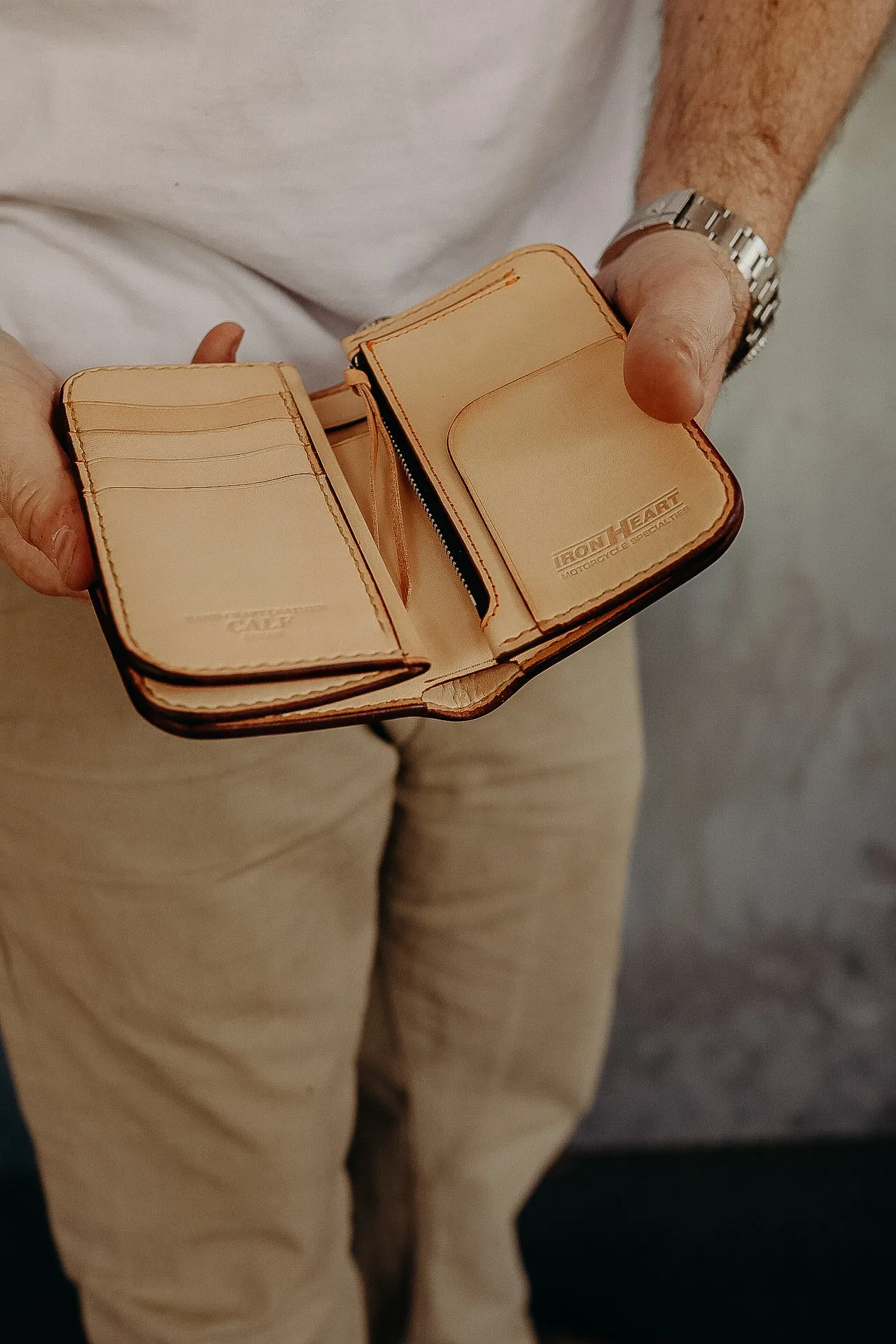 Medium Shell Cordovan Wallet - Ox Blood