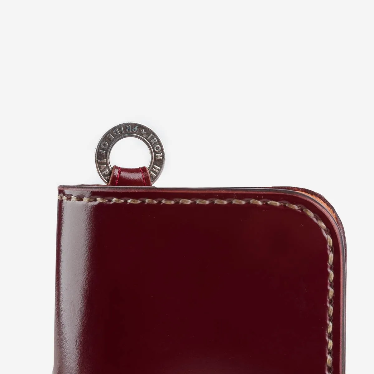 Medium Shell Cordovan Wallet - Ox Blood