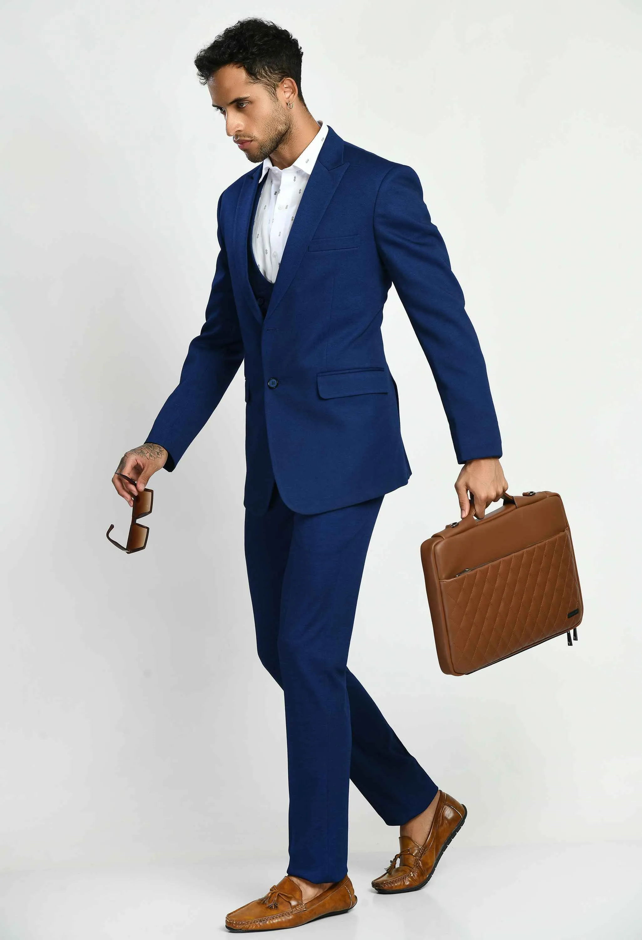 Men's Charming Blue Suit Set