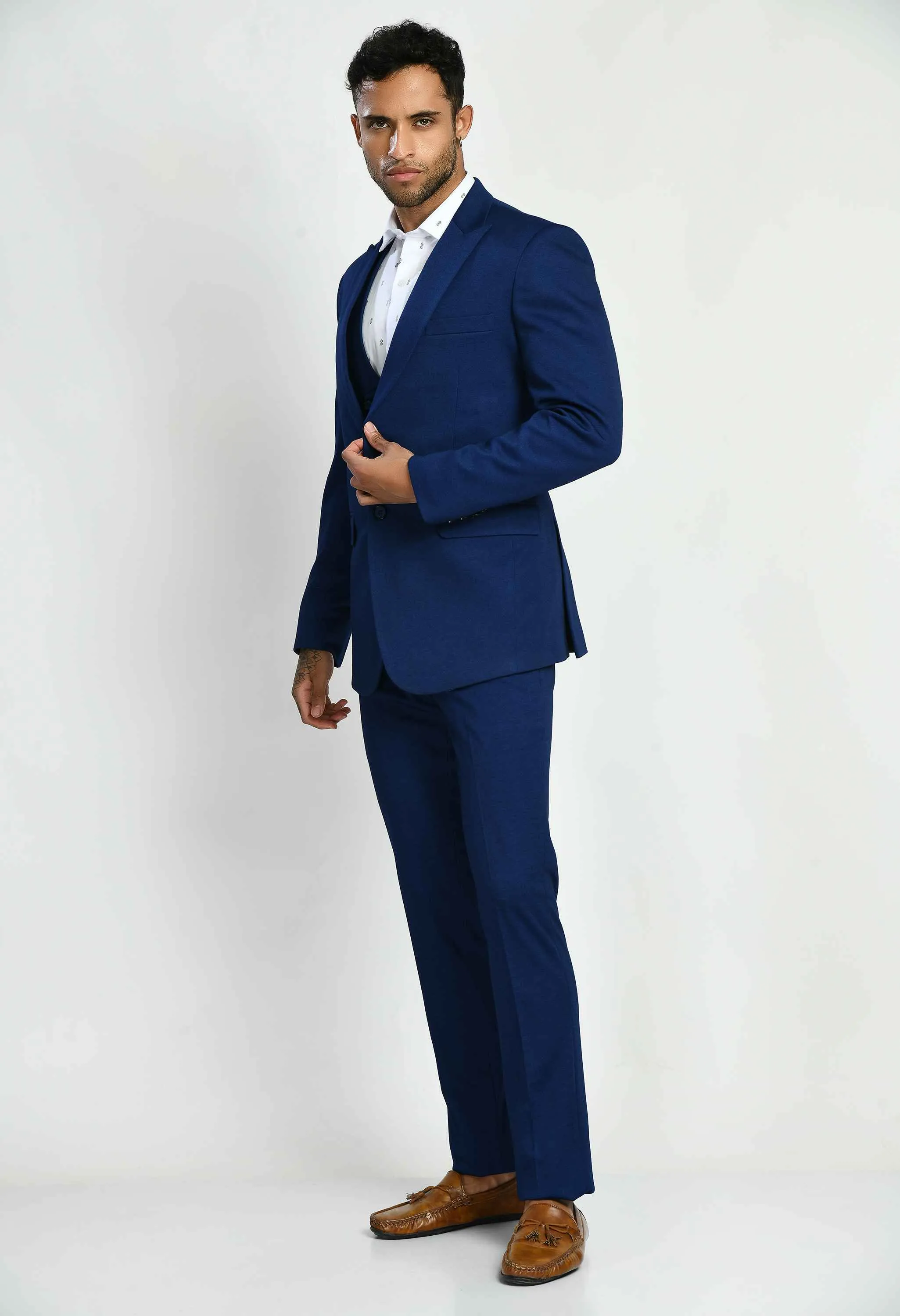 Men's Charming Blue Suit Set