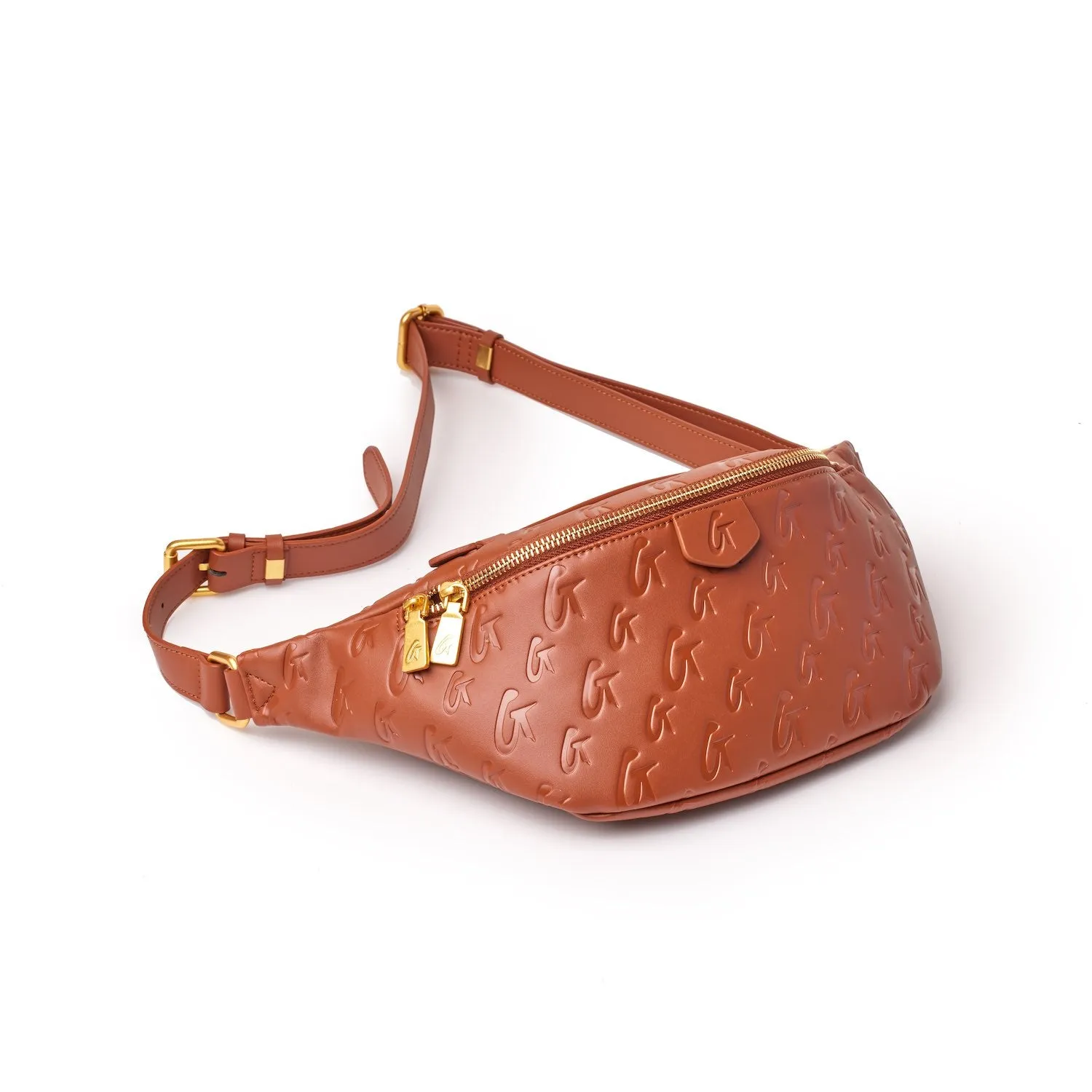 MONOGRAM FANNY PACK - BROWN