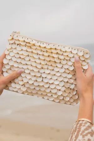 Mother Of Pearl Shell Discs Handbag