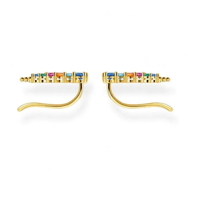 Multicoloured Ear Climbers H2158-488-7