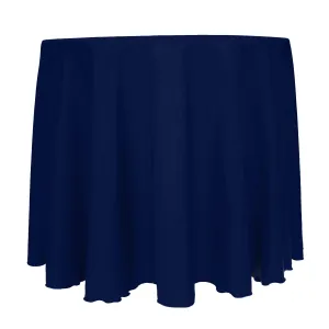 Navy 90" Round Majestic Tablecloth