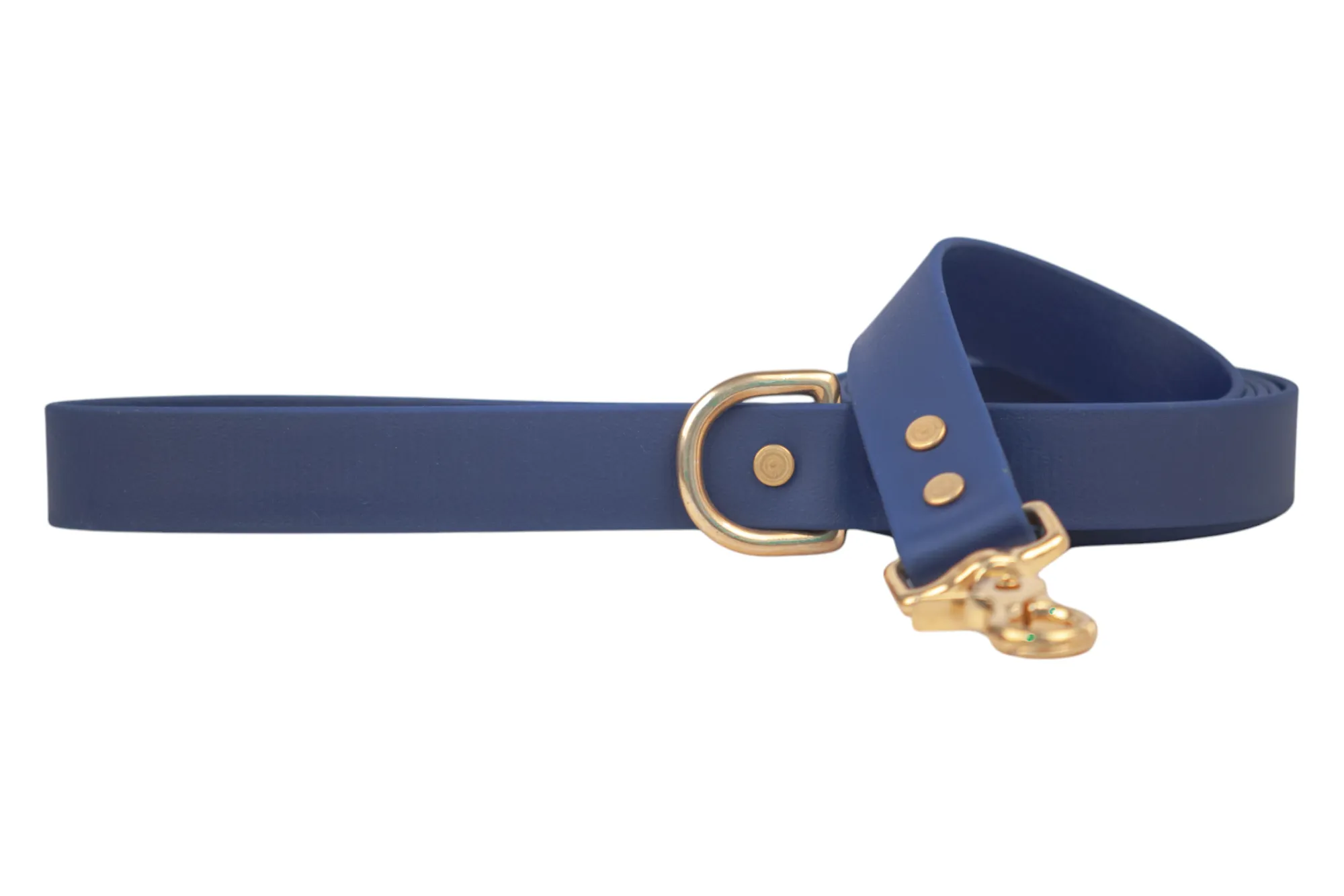 Navy Biothane 2' Traffic Leash