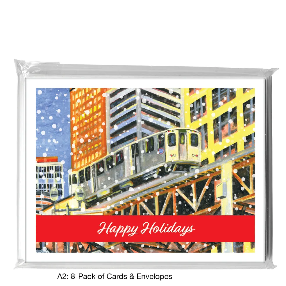 Next Stop, Chicago, Greeting Card (7279G)