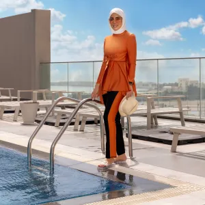 Orange burkini