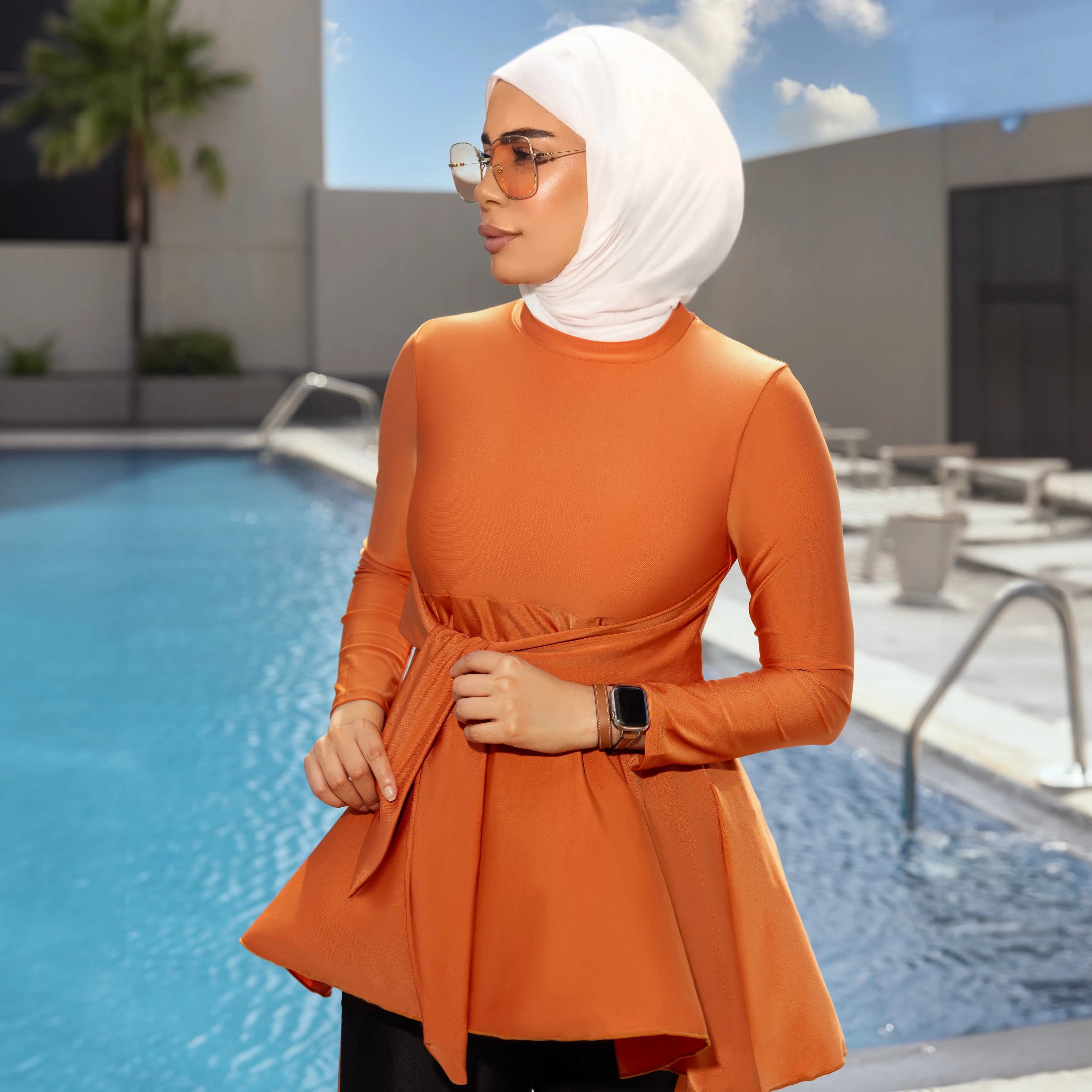 Orange burkini