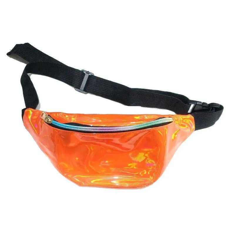 Orange Iridescent Fanny Pack Bum Bag