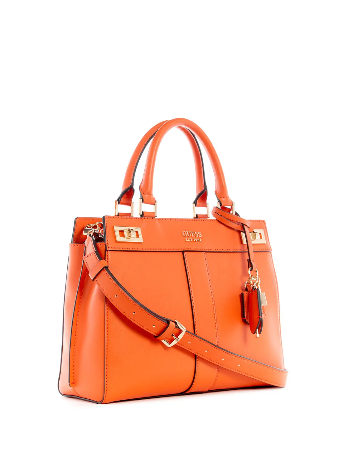 Orange Katey Luxury Satchel Bag