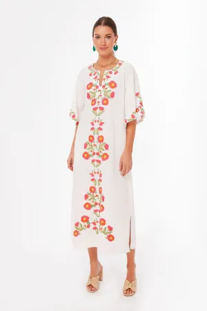 Oyster Charming Maxi Poppy Caftan