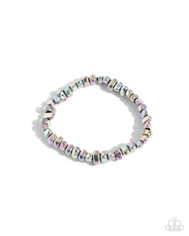 Paparazzi Bracelet ~ Charming Caliber - Pink