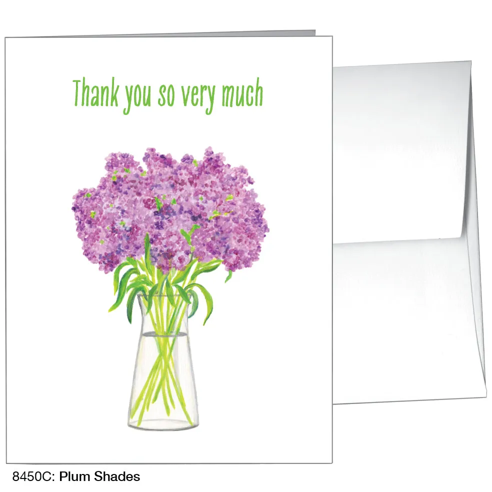 Plum Shades, Greeting Card (8450C)