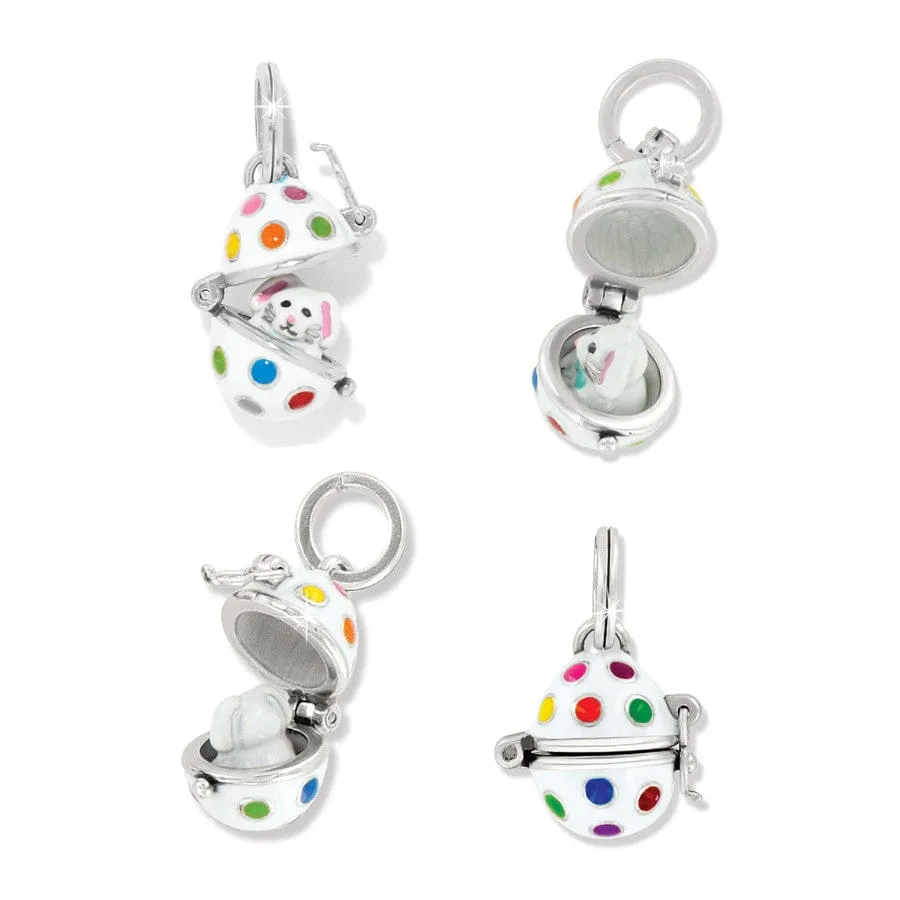 Polka Dot Easter Egg Charm Bracelet