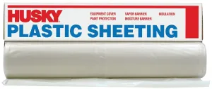 Poly-America CF0620-50C Painter's Sheeting, 50 ft L, 20 ft W, Clear :ROLL: QUANTITY: 1