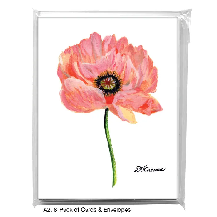 Poppy 02, Greeting Card (7205)