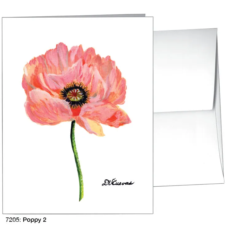 Poppy 02, Greeting Card (7205)