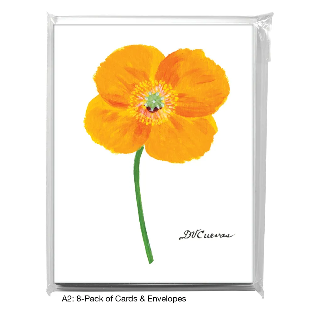 Poppy Moroccan, Greeting Card (7775E)