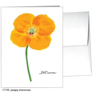 Poppy Moroccan, Greeting Card (7775E)