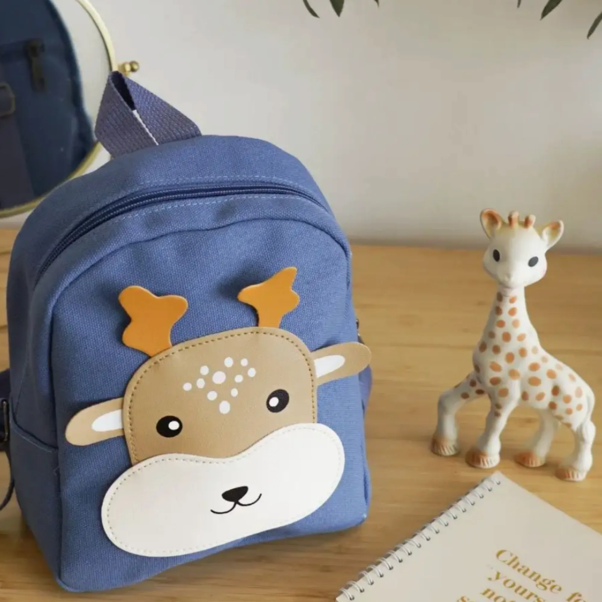 Preschool Children's Deer Backpack - Blue