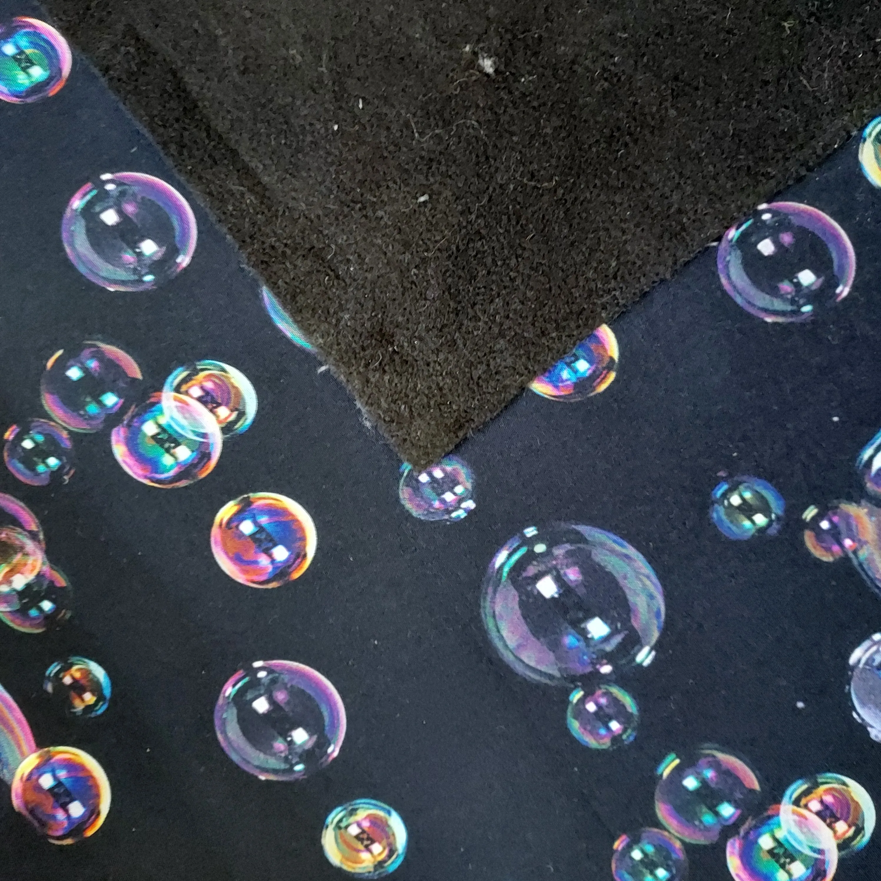 Qjutie Soft Shell "BUBBLES" Print Fabric